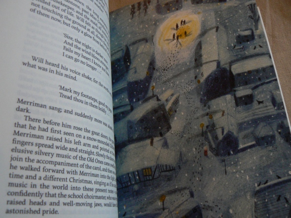 The Dark is Rising by Susan Cooper, Folio Society edition, illustration by Laura Carlin